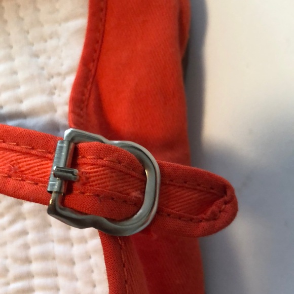 HAO YU Mary Jane flats orange sizes 6&9 - Picture 3 of 3